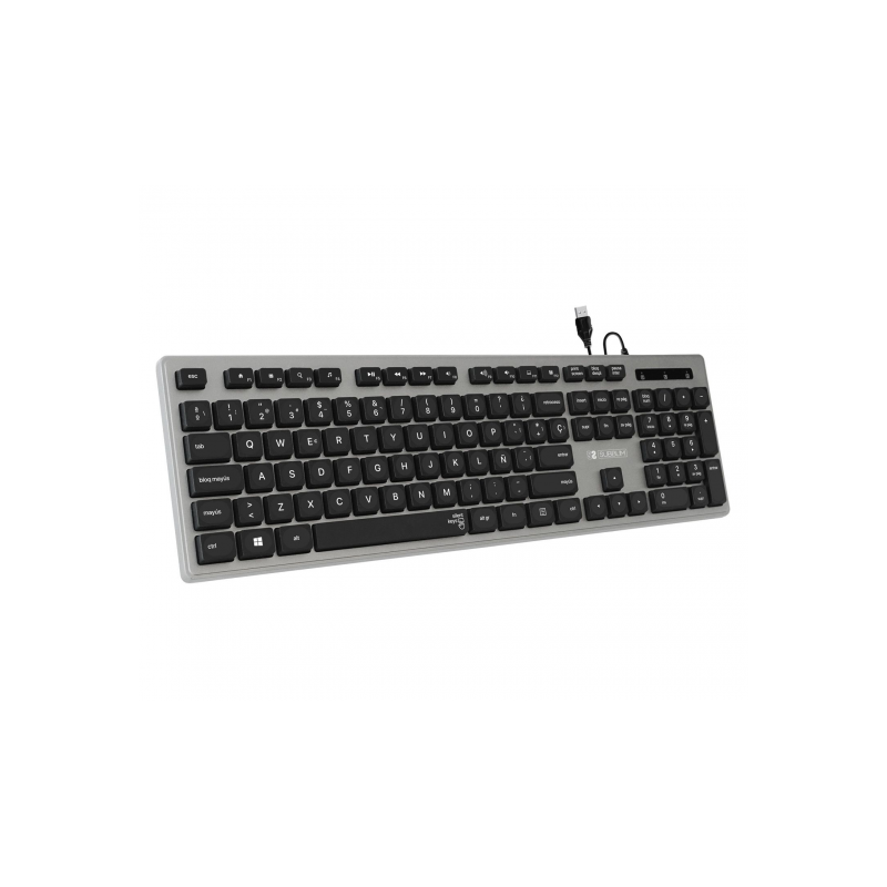 TECLADO SUBBLIM ERGO KEYS FLAT HQ GREY