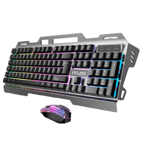 TECLADO+RATON INJOO IJ-GAMING SET-BLK