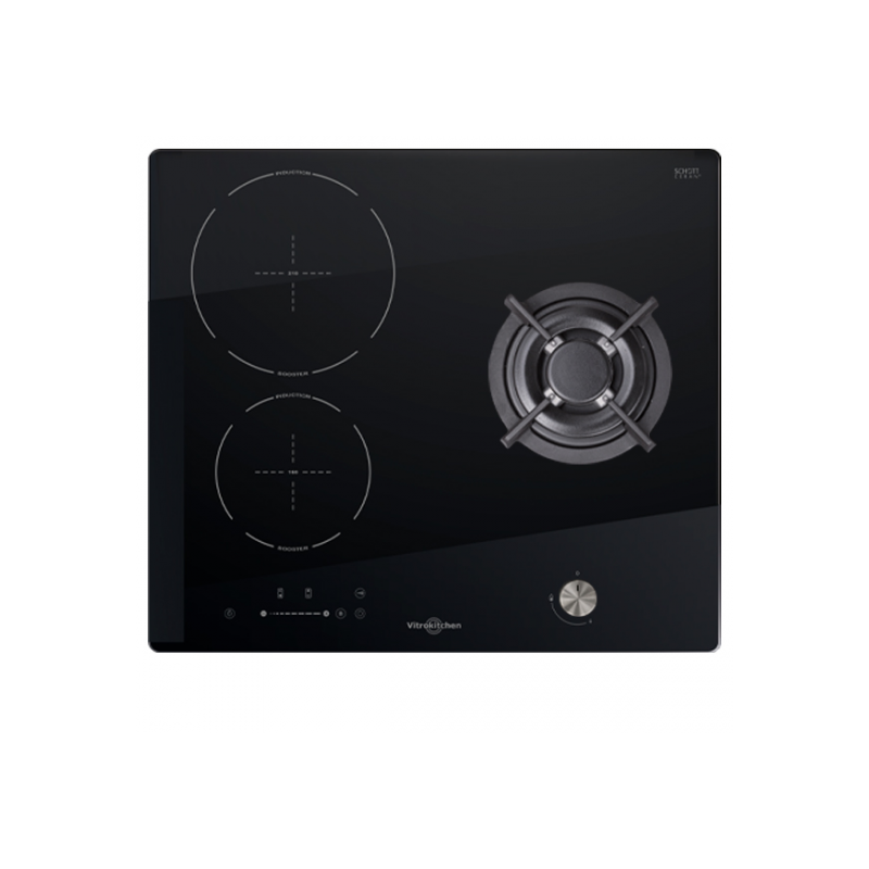 ENCIM. VITROKITCHEN VG601NB MIXTA 2F+1F GAS BUT.