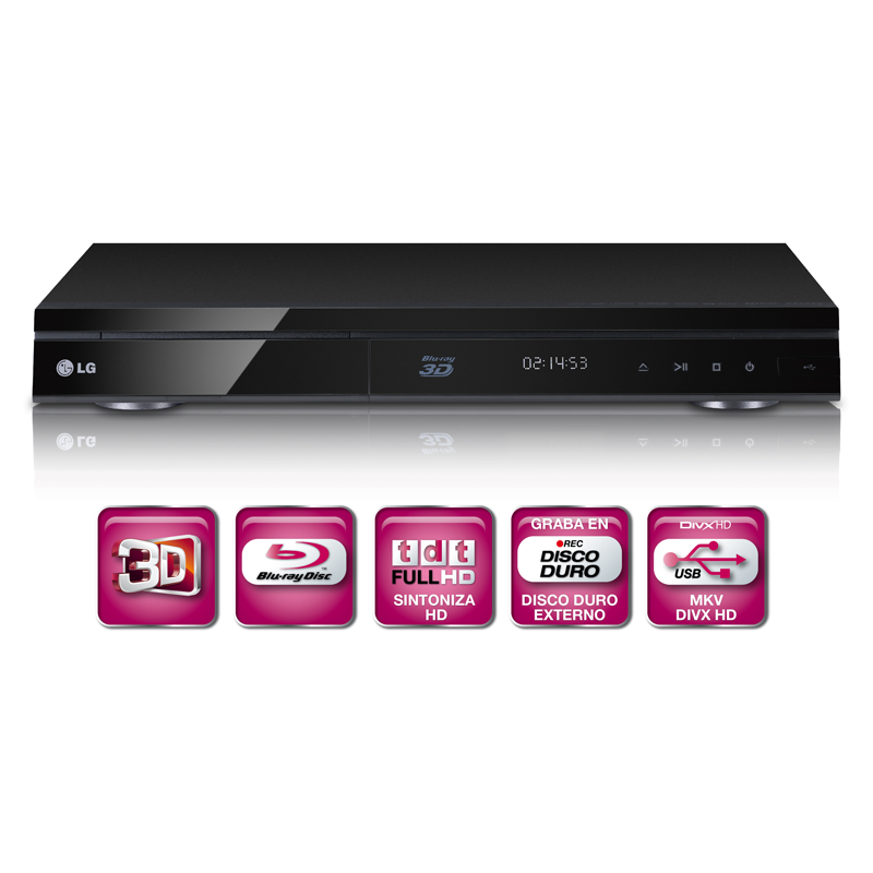 BLU-RAY LG HR720T 3D HDTV USBPVR