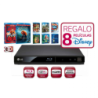 BLU-RAY LG BP325 3D USB smartv + 8 PELICULAS
