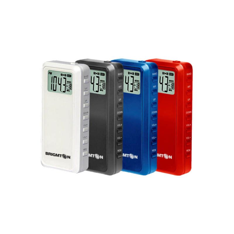 TRANSISTOR BRIGMTON BT-123B BLANCO DIGITAL MEMORI