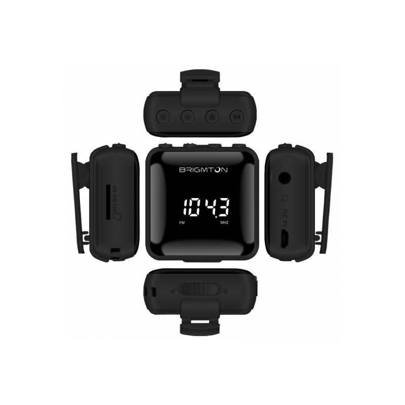 TRANSISTOR BRIGMTON BT-125N NEGRO MICRO SD MP3