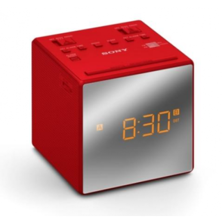 RAD/REL SONY ICFC1TR RED DUAL ALARM
