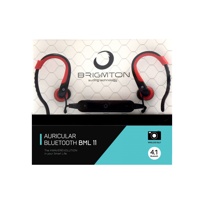 AURICULARES BRIGMTON BML-11 BLUETOOTH SPORT RO
