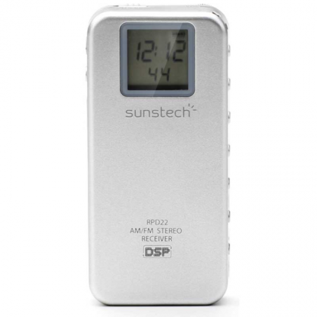 TRANSISTOR SUNSTECH RPD22SILVER AM/FM