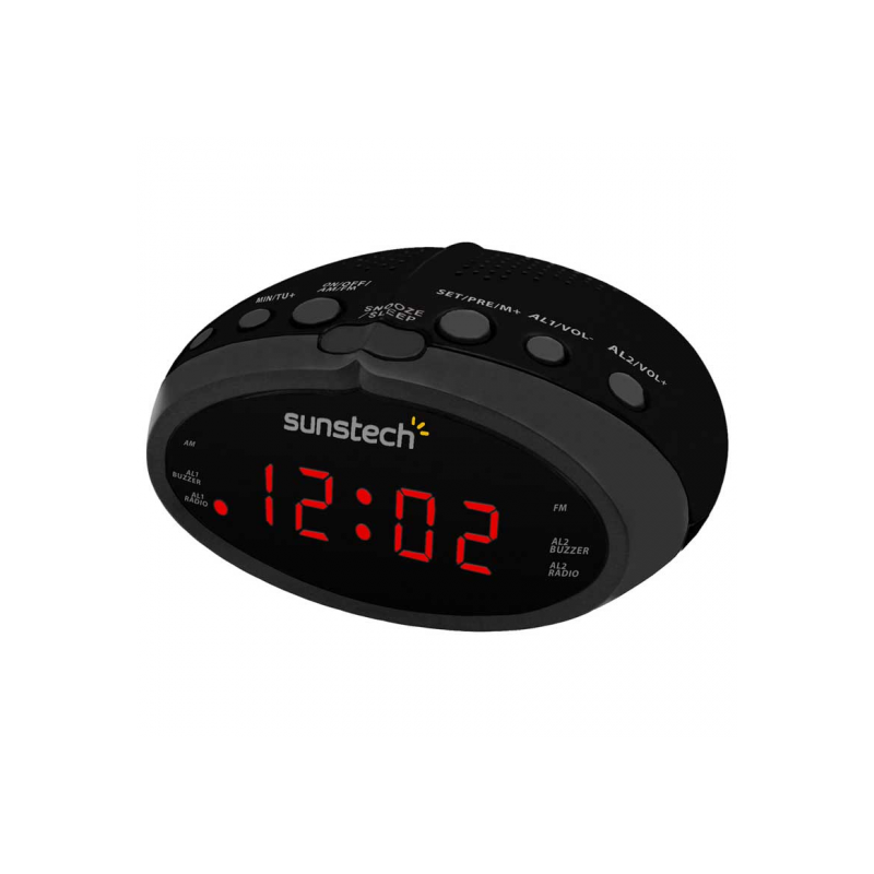 RAD/REL SUNSTECH FRD16BK PANTALLA LED