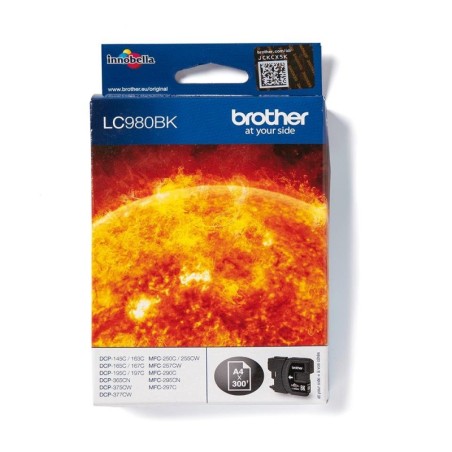 TINTA BROTHER NEGRA LC980/985/11000BK