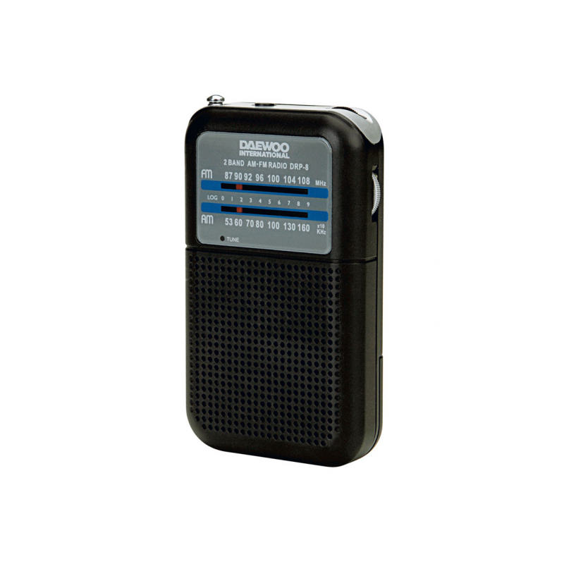 TRANSISTOR DAEWOO DRP-8 NEGRO FM/AM ALTAVOZ