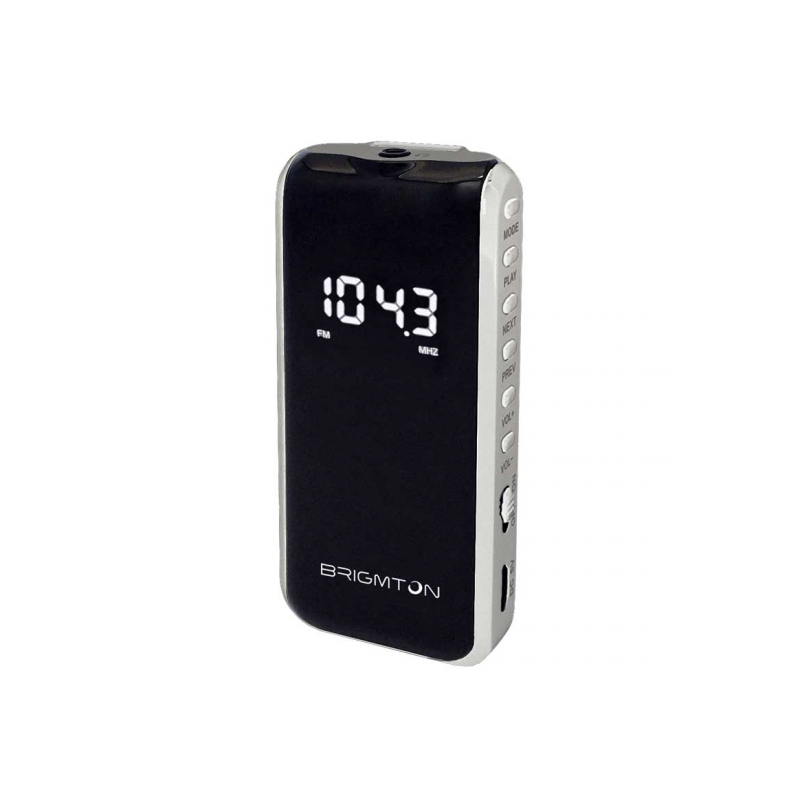 TRANSISTOR BRIGMTON BT-124B BLANCO SD MP3 DIGITAL