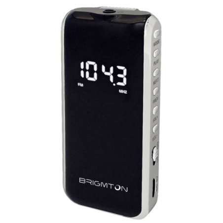 TRANSISTOR BRIGMTON BT-124B BLANCO SD MP3 DIGITAL