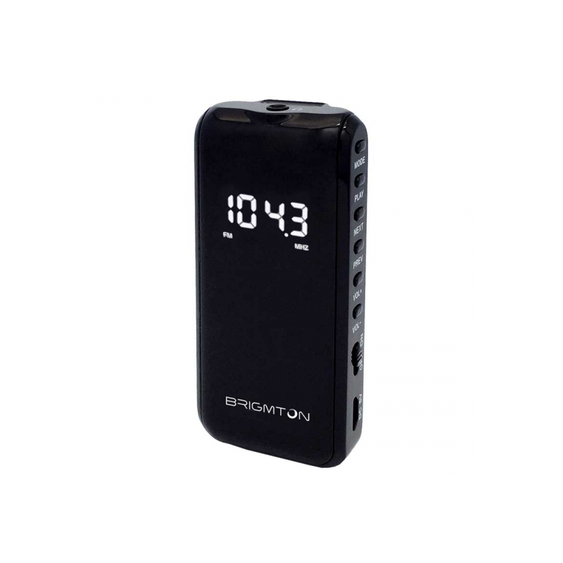 TRANSISTOR BRIGMTON BT-124N NEGRO SD MP3 DIGITAL