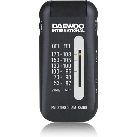 TRANSISTOR DAEWOO DRP-9 NEGRO FM/AM