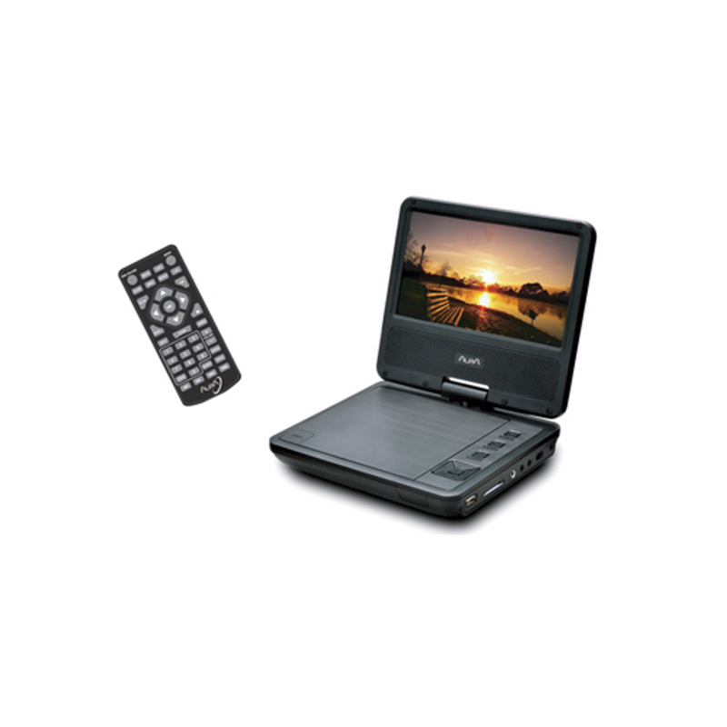 DVD PORTATIL AURA 7 DV16 USB SD SOPORTE CABEZAL