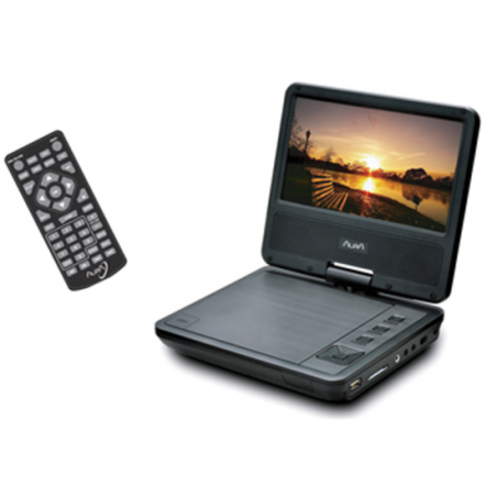 DVD PORTATIL AURA 7 DV16 USB SD SOPORTE CABEZAL