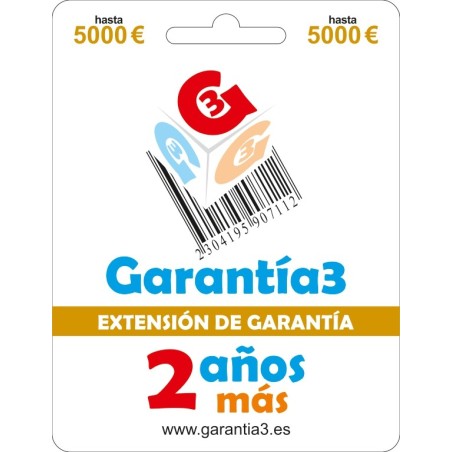 EXTENSION GARANTIA +2A G3PDES5000 HASTA 5000€