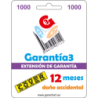 GARANTIA DAÑO ACCIDENTAL G3 G3CPDES1000 HAST 1000€