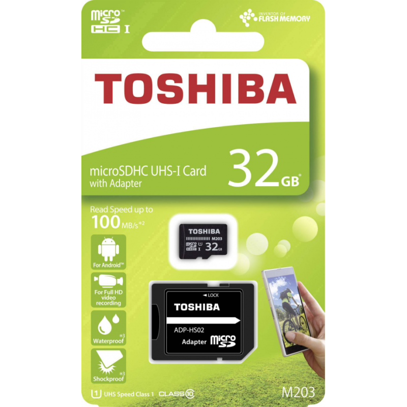 TARJ. MEM. TOSHIBA MICRO SD 32GB THN-M203K0320E