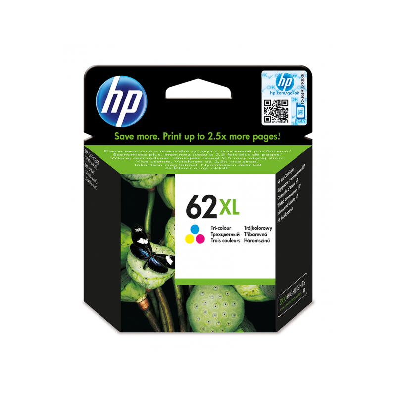 TINTA HP 62XL TRICOLOR C2P07AE