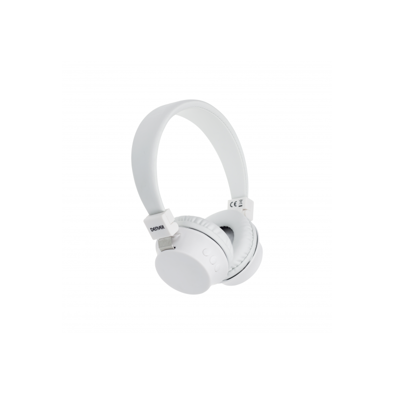 AURICULARES DENVER BTH-205 WHITE BLUETOOTH