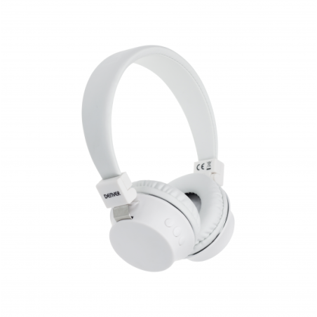 AURICULARES DENVER BTH-205 WHITE BLUETOOTH