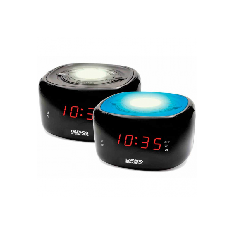 RAD/REL DAEWOO DCR-440BK LUZ CORTESIA NEGRO