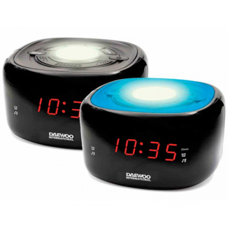 RAD/REL DAEWOO DCR-440BK LUZ CORTESIA NEGRO