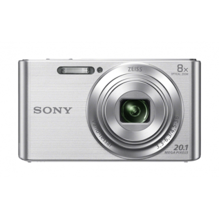 CAMARA SONY DSCW830S 20,1 MPXLS 8X HD VIDEO PLATA
