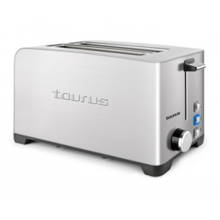 TOST. TAURUS MY TOAST D.LEGEND 2R LARGA INOX 1050W