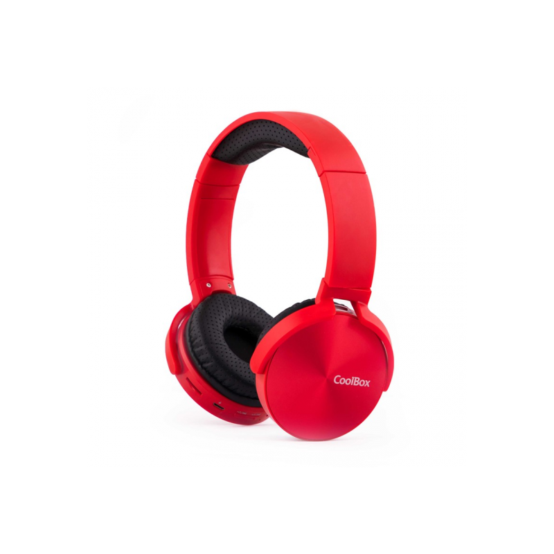 AURICULARES COOLBOX COO-AUB-02RD COOLMETAL ROJO