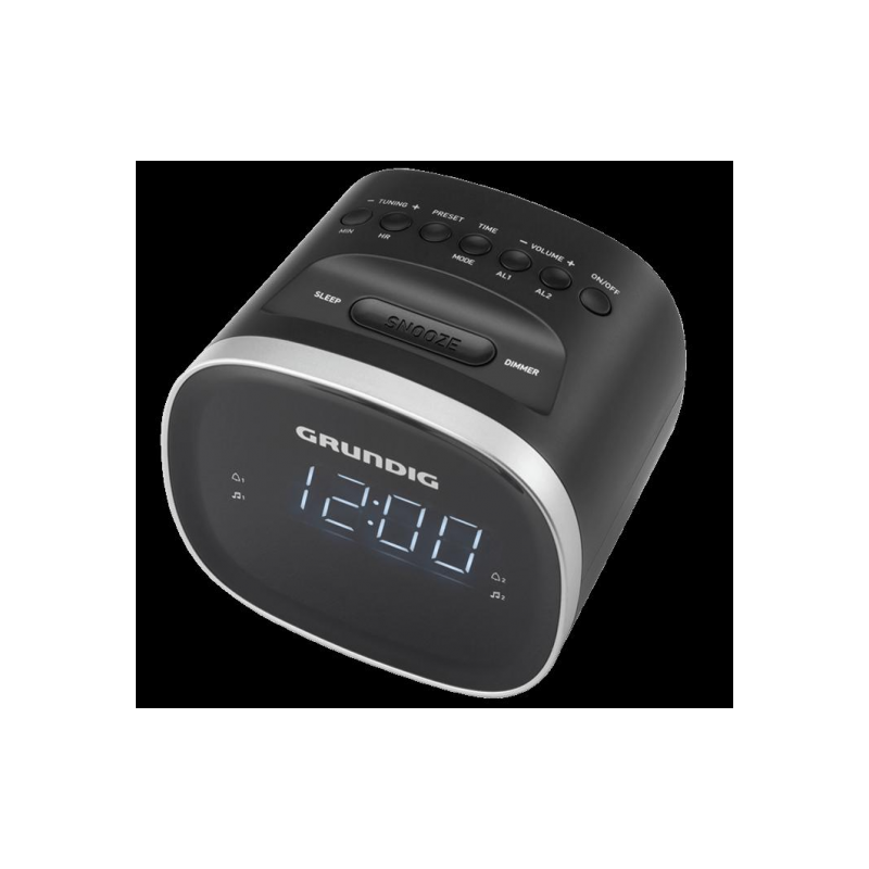 REL. DESPERTADOR GRUNDIG SCN230 BLACK SONOCLOCK