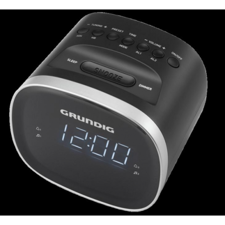 REL. DESPERTADOR GRUNDIG SCN230 BLACK SONOCLOCK