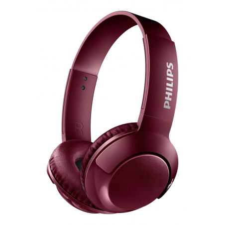 AURICULARES PHILIPS SHB3075RD/00 ROJO BASS+