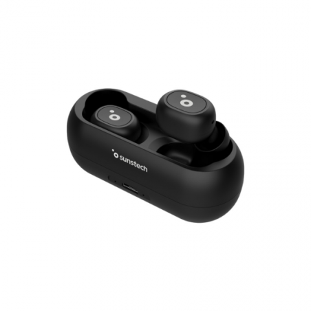 AURICULARES SUNSTECH WAVEPODSLITEBK BLACK