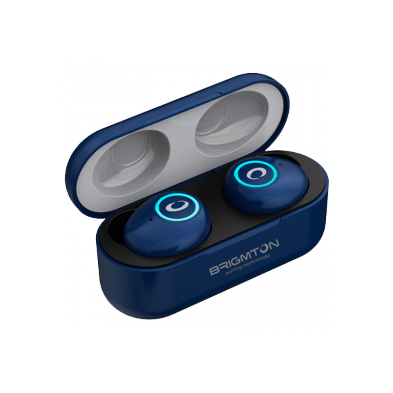 AURICULARES BRIGMTON BML-16A BLUETOOTH AZUL BASE