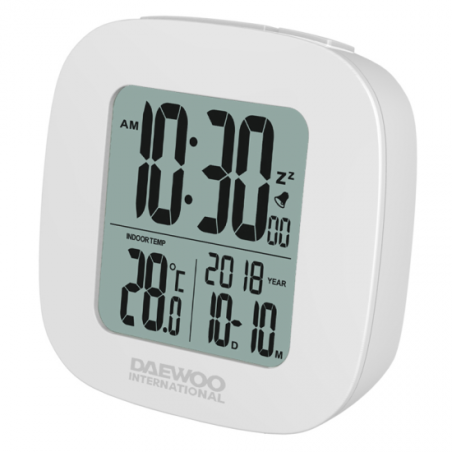 REL. DESPERTADOR DAEWOO DCD-26W LCD WHITE