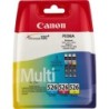TINTA CANON TRICOLOR CLI-526 PACK 3 4541B009
