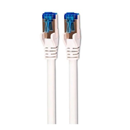 LATIGUILLO DCU CAT6A STP BLANCO/AZUL 1m