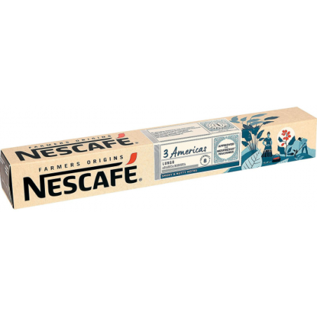 ESTUCHE NESPRESSO NESCAFE 3 AMERICAS 10CAP