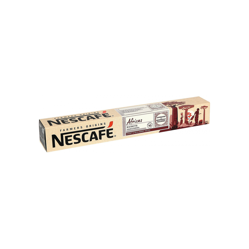 ESTUCHE NESPRESSO NESCAFE AFRICAS 10CAP