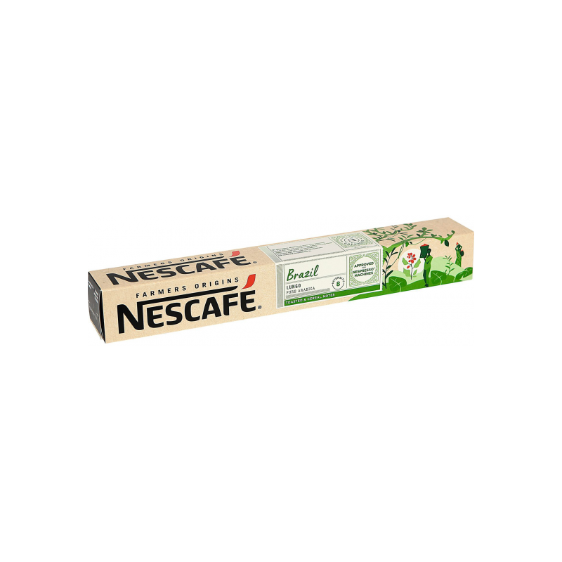 ESTUCHE NESPRESSO NESCAFE BRAZIL 10CAP