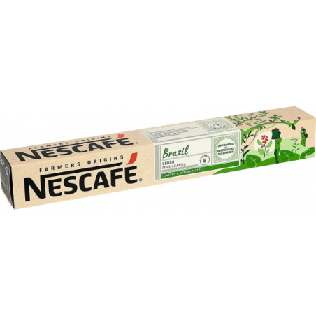 ESTUCHE NESPRESSO NESCAFE BRAZIL 10CAP