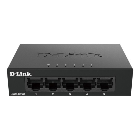 SWITCH D-LINK DGS-105GL METAL 5 PUERTOS GIGABIT