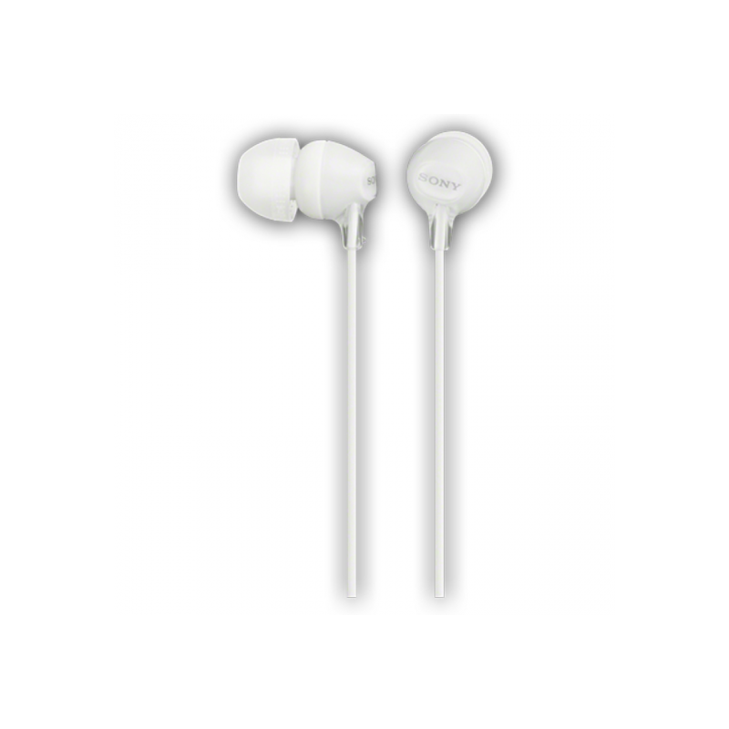 AURICULARES SONY MDREX15LPW BLANCO SILICONA INTR