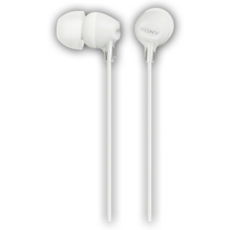 AURICULARES SONY MDREX15LPW BLANCO SILICONA INTR
