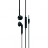 AURICULAR DCU JACK 3,5MM STEREO NEGRO