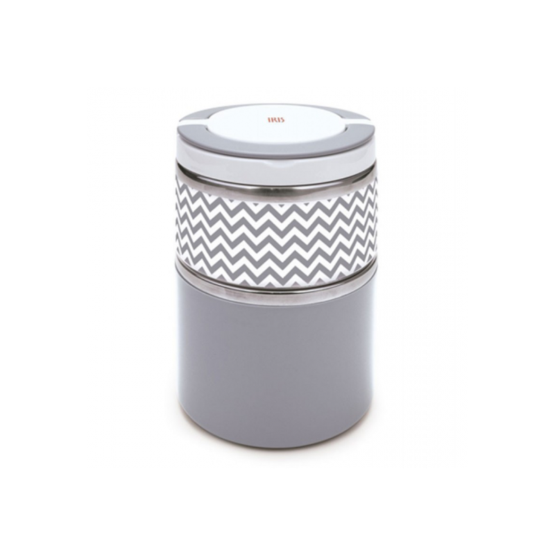 TERMO SOLIDOS IRIS 8343I DOBLE INOX 09,L GRIS