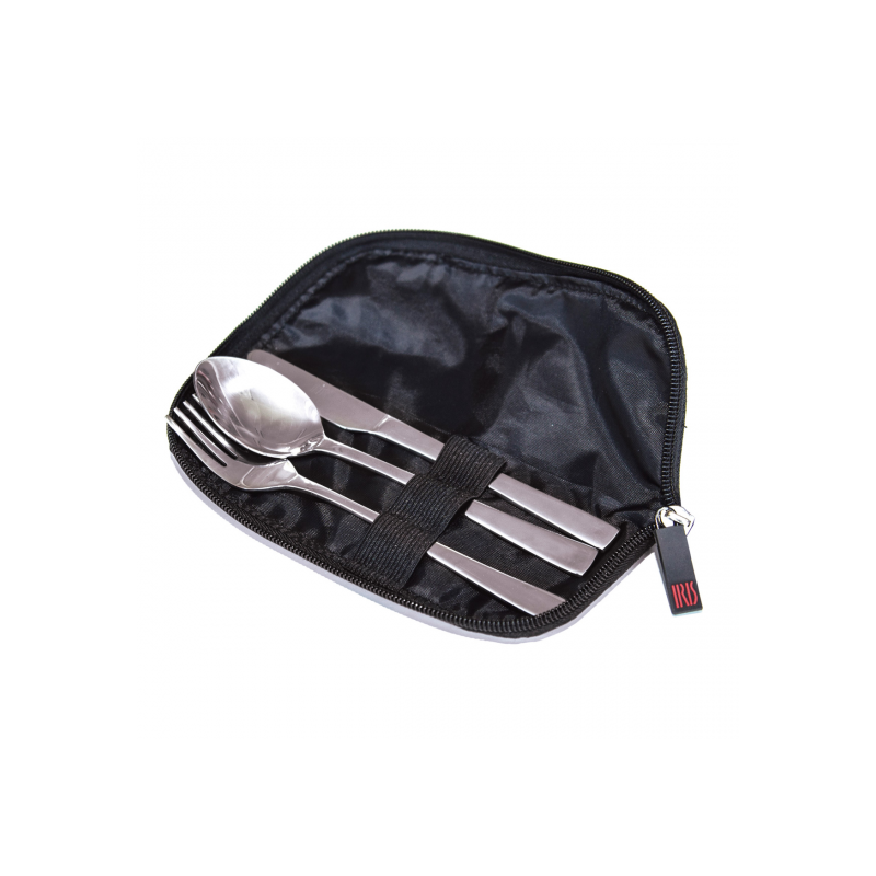 SET CUBIERTOS IRIS 8414I INOX CON FUNDA