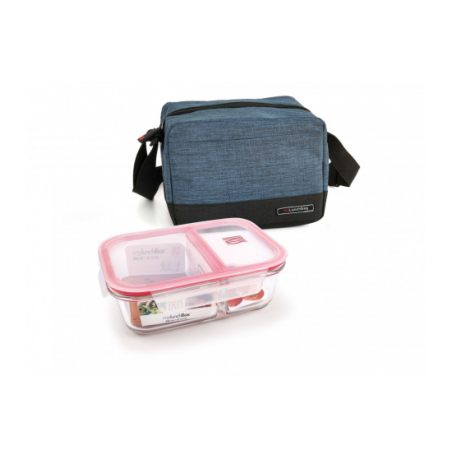 BOLSA TERMICA IRIS 9021TA  AZUL 3.5L VIDRIO DIVIDI