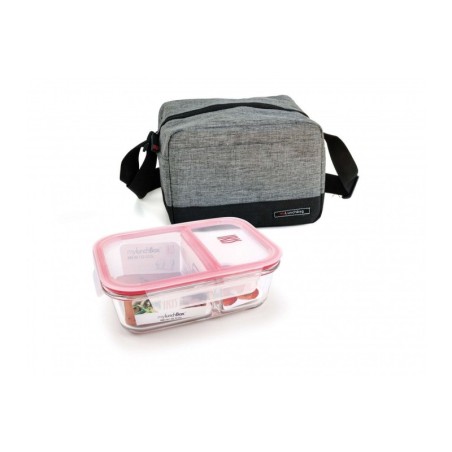 BOLSA TERMICA IRIS 9021TG GRIS 3.5L VIDRIO DIVIDI